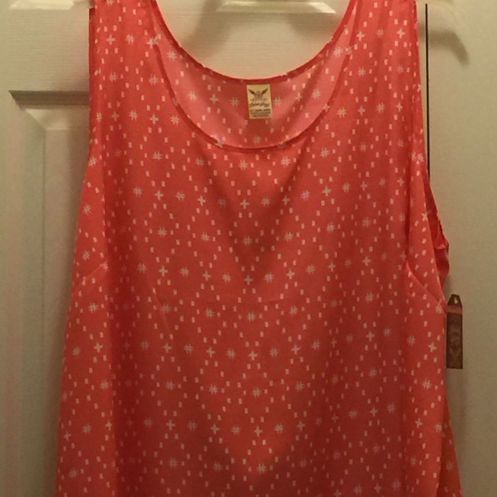 Faded Glory Print Tank Size 4X ( 26W -28W) NWT